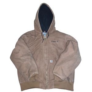 Vintage y2k Carhartt Hooded Work Coat
